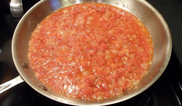 Сибас с креветками и мидиями в помидорно-винном соусе. Афтар: Аццкая Абизяна