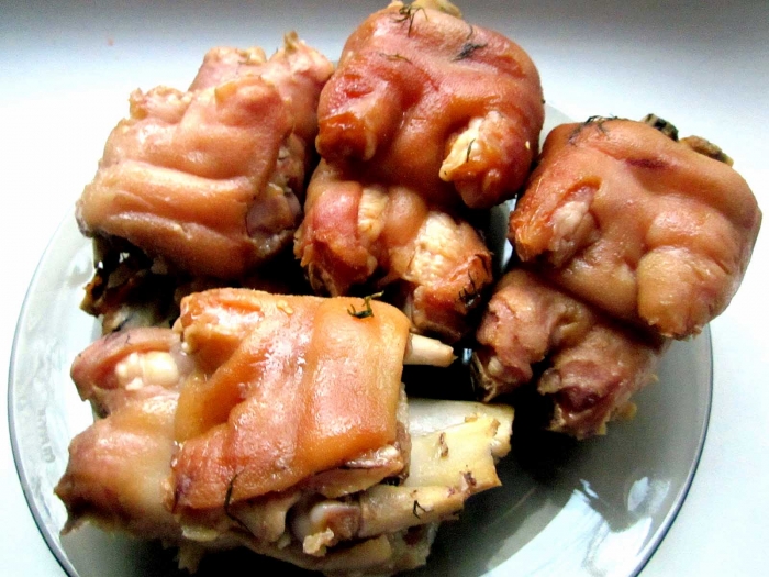 Хрустящие свиные ноги (на конкурс китайских пароварок).
