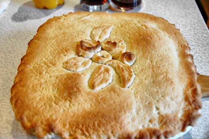 Сочный пирог с семгой и луком. Конкурсное. Афтар: Кузьма