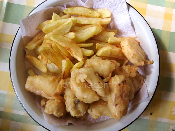 Рыба с картохой к пиву (нацыональный аглицкий завтрак в картинках). Готовьте железный скролл