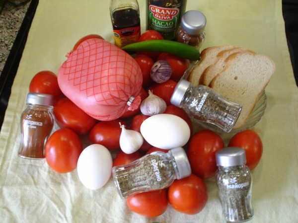 Сальморехо с томатным сорбе
