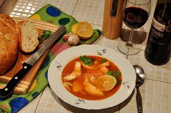 Халасле. Венгерский рыбацкий суп