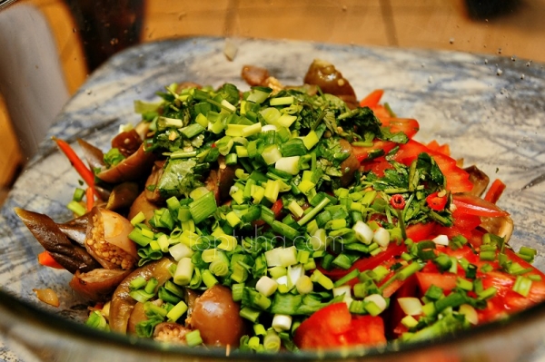 Тайский салат из баклажанов (Ям Ма Кыа)