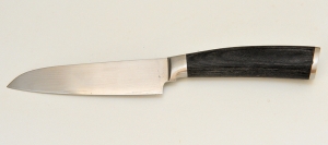 Нож сантоку малый, дамаск. Сталь VG-10