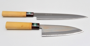 Набор японских ножей - сашими и дэба