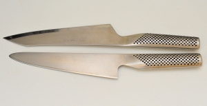 Набор японских ножей - шеф и дэба от фирмы GLOBAL, G-6 и G-7