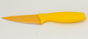 Нож овощной, жолтенький