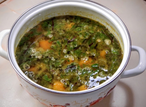 Пряный суп с тыквой, горохом и лимоном (на Горошкин конкурц)